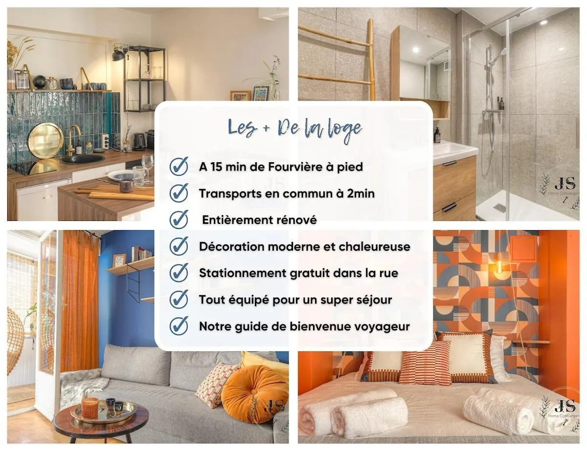 Apartment La Loge Du Gardien - T2 Proche Fourviere Lyon